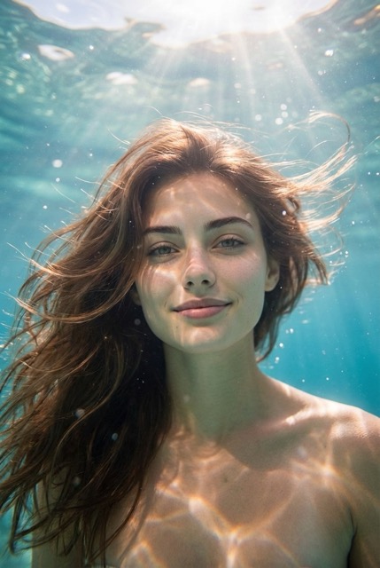 Ethereal Underwater Portrait